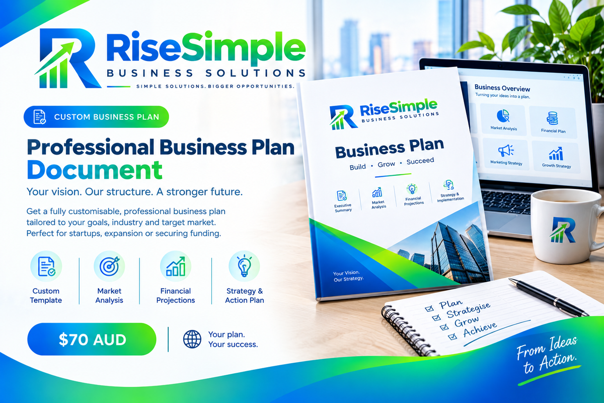 Custom Business Plan Document